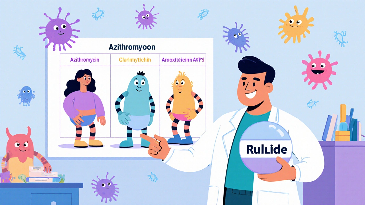 Compare Rulide (Roxithromycin) with Other Antibiotics: What Works Best?