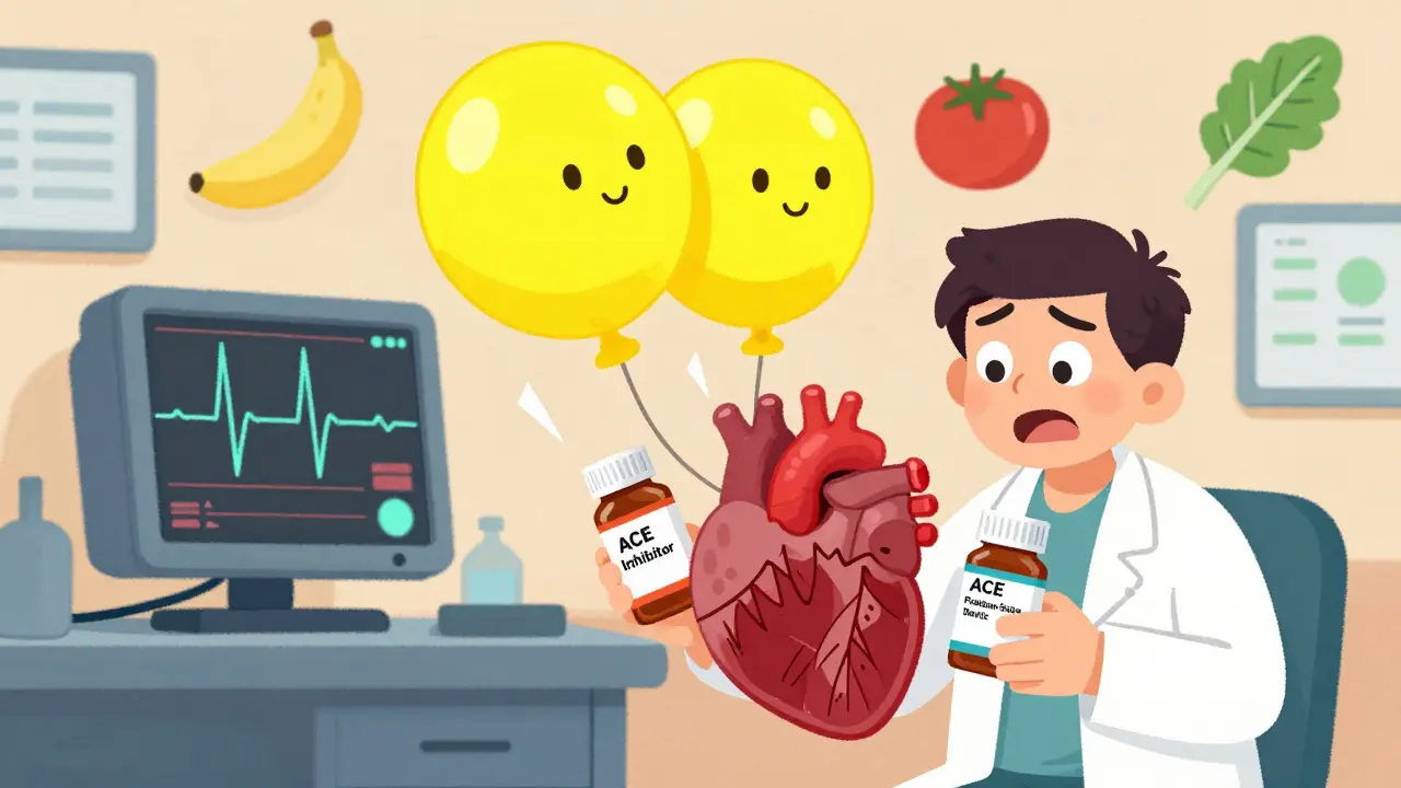 ACE Inhibitors and Potassium-Sparing Diuretics: What You Need to Know About Hyperkalemia Risk