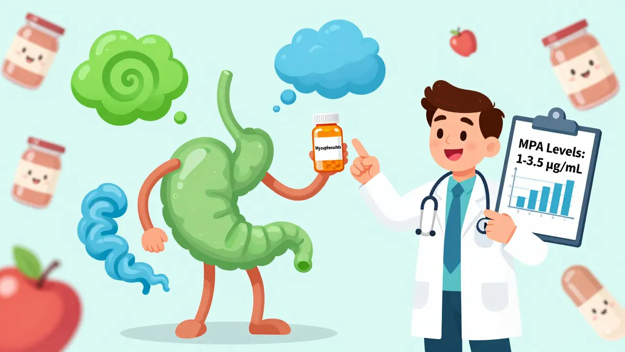 Mycophenolate GI Side Effects: How to Manage Nausea and Diarrhea